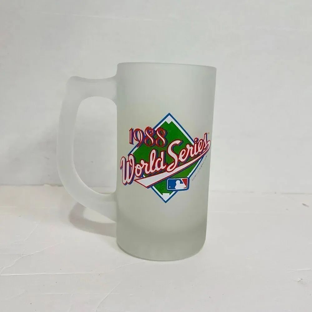 Vintage 1988 World Series Oakland A’s Frosted Mug